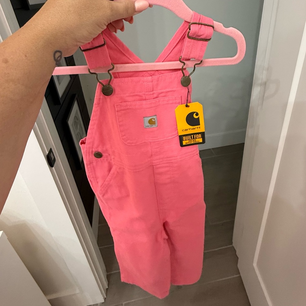 Infant Carhartt Pink Overalls 💓